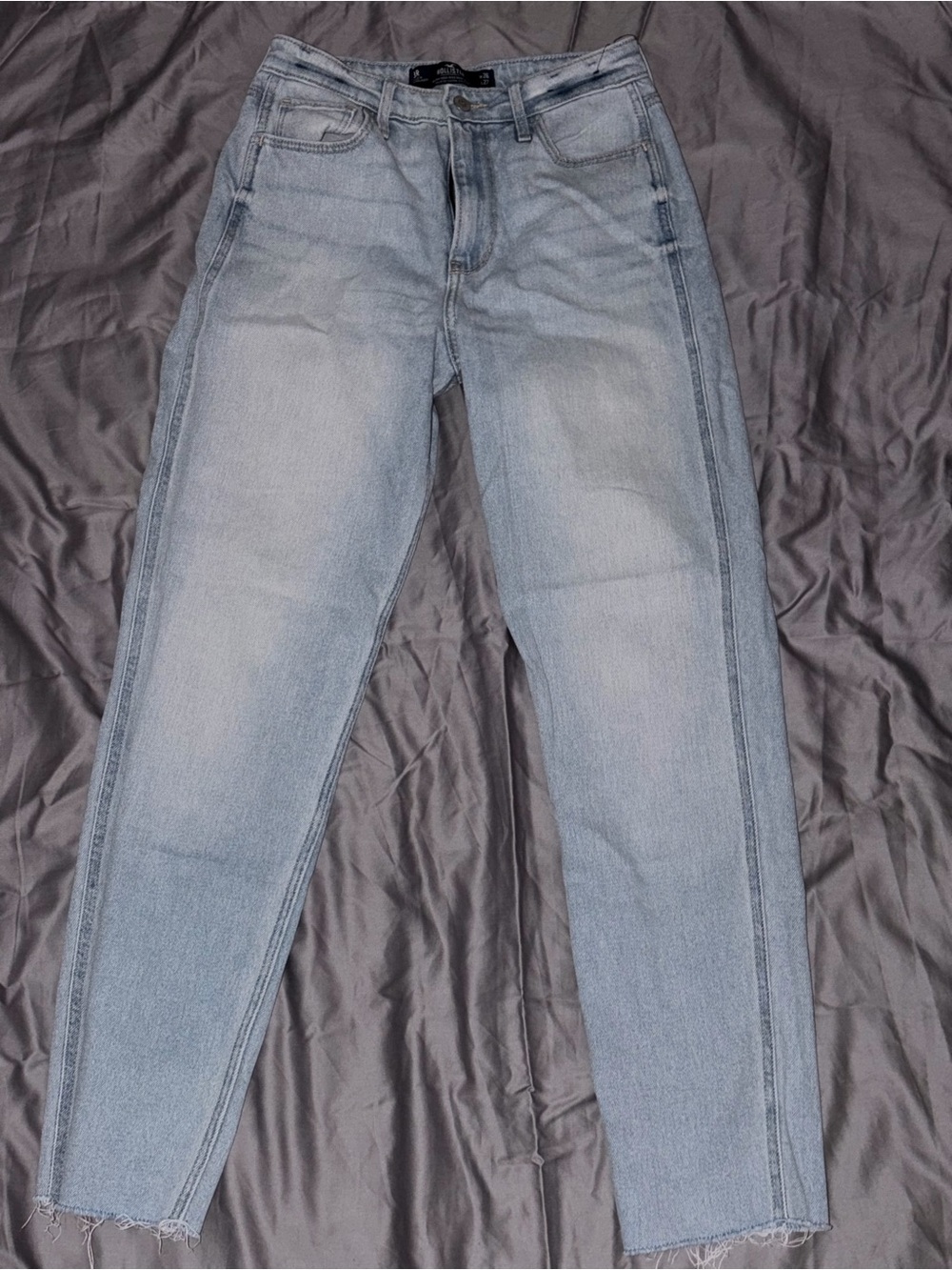 Hollister Light Wash Straight Leg Jeans